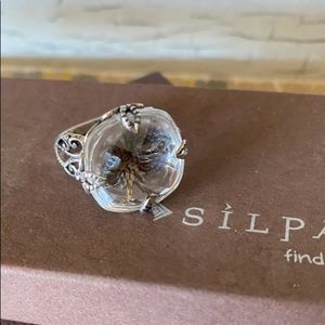 Silpada Filigree CZ Ring